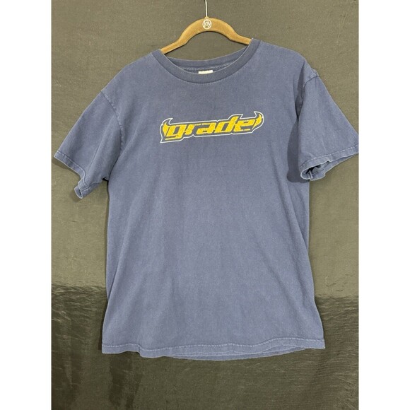 VTG Grade "Headfirst Straight to Hell" Victory records T-Shirt Lg Y2K Punk Emo - Picture 7 of 7